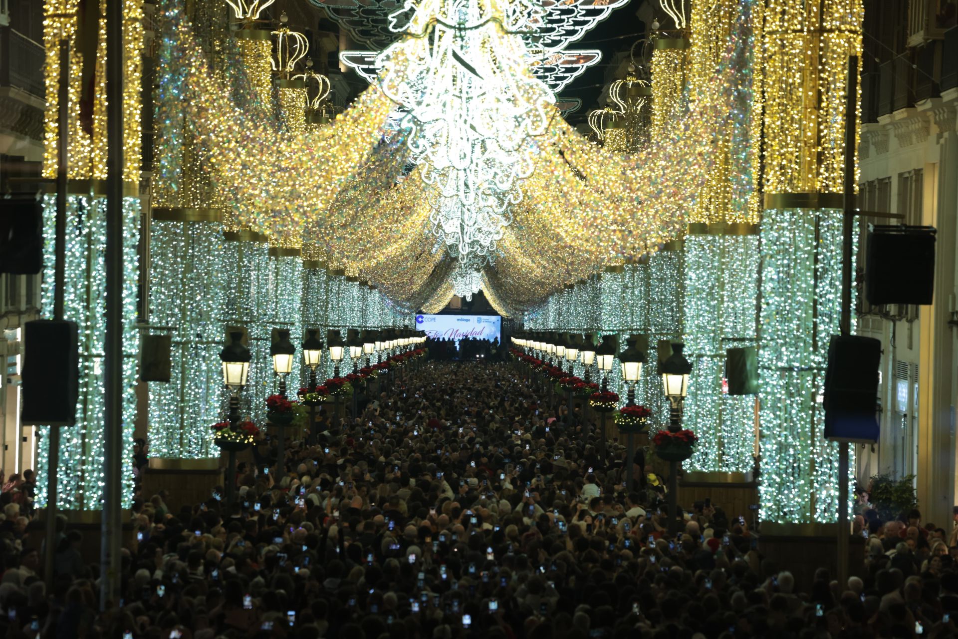 Malaga&#039;s big Christmas switch-on - in pictures